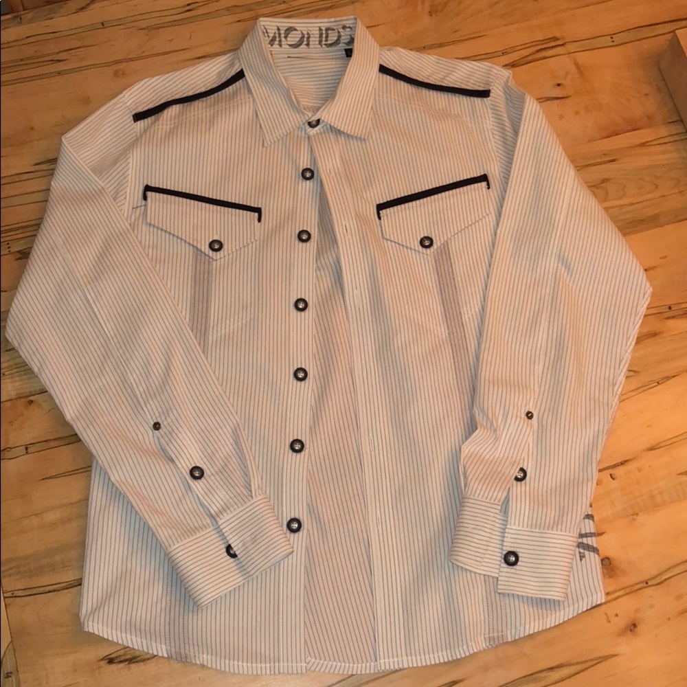 7 Diamonds Mens button down shirt